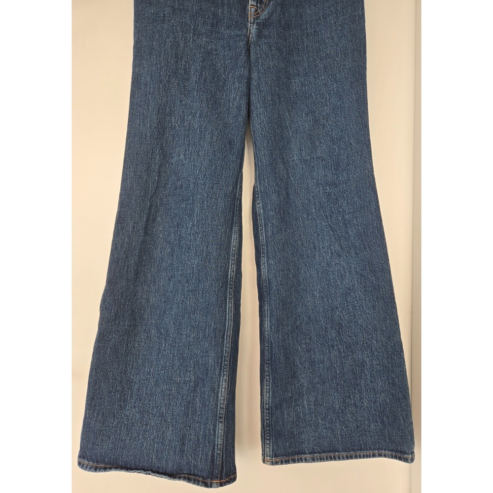 & Other Stories Womens Jeans Sz 28 Medium Wash High Rise Wide Leg Treasure Cut - Picture 4 of 16